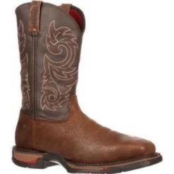 Rocky Men's Long Range Stl Toe WP Pull-on Western Boot Brown FQ0006654