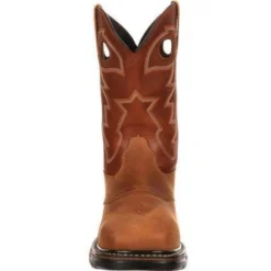 Rocky Men's Original Ride Steel Toe WP Western Boot- Brown- RKYW041 -Wolverine Sales Shop rocky mens original ride steel toe wp western boot brown rkyw041 3
