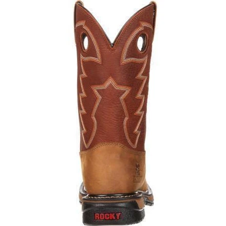 Rocky Men's Original Ride Waterproof Western Boot - Brown - RKYW039 4 Rocky Men's Original Ride Waterproof Western Boot - Brown - RKYW039 - Image 4