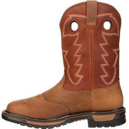 Rocky Men's Original Ride Waterproof Western Boot - Brown - RKYW039 6 Rocky Men's Original Ride Waterproof Western Boot - Brown - RKYW039 - Image 6