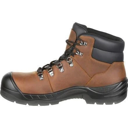 Rocky Men's Worksmart 5" Comp Toe WP Work Boot - Brown - RKK0245 4 Rocky Men's Worksmart 5" Comp Toe WP Work Boot - Brown - RKK0245 - Image 4