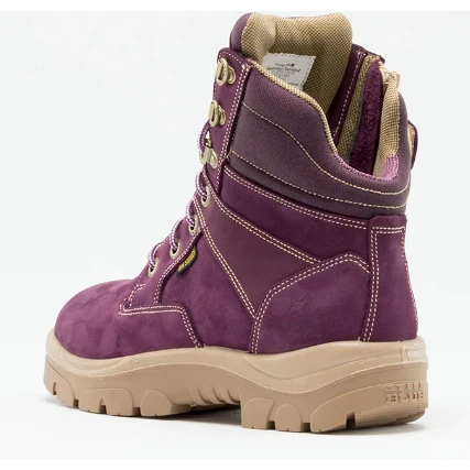 Steel Blue Women's Southern Cross Side Zip Steel Toe Work Boot - Purple - 892861 6 Steel Blue Women's Southern Cross Side Zip Steel Toe Work Boot - Purple - 892861 - Image 6
