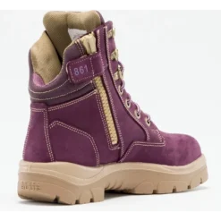 Steel Blue Women's Southern Cross Side Zip Steel Toe Work Boot - Purple - 892861 11 Steel Blue Women's Southern Cross Side Zip Steel Toe Work Boot - Purple - 892861 -Wolverine Sales Shop sc 5