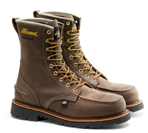 Thorogood Men's 1957 Series 8" Moc Toe WP USA Made Work Boot- 814-3890 1 Thorogood Men's 1957 Series 8" Moc Toe WP USA Made Work Boot- 814-3890