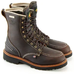 Thorogood Men's Flyway 8"USA Made WP Work Boot - Brown - 814-4141 -Wolverine Sales Shop thorogood mens flyway 8usa made wp work boot brown 814 4141 thorogood 7