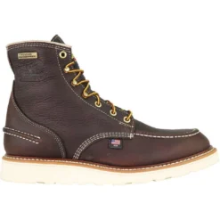 Thorogood Men's USA Made 1957 6" Moc Toe WP Wedge Work Boot Brown - 814-3600 -Wolverine Sales Shop thorogood mens usa made 1957 6 moc toe wp work boot brown 814 3600 thorogood 2