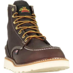 Thorogood Men's USA Made 1957 6" Moc Toe WP Wedge Work Boot Brown - 814-3600 -Wolverine Sales Shop thorogood mens usa made 1957 6 moc toe wp work boot brown 814 3600 thorogood 3