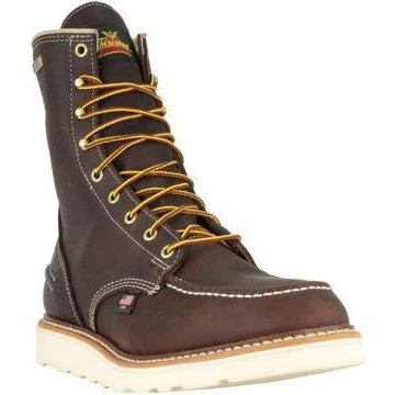 Thorogood Men's USA Made 1957 8" Moc Toe WP Wedge Work Boot Brown 814-3800 4 Thorogood Men's USA Made 1957 8" Moc Toe WP Wedge Work Boot Brown 814-3800 - Image 4