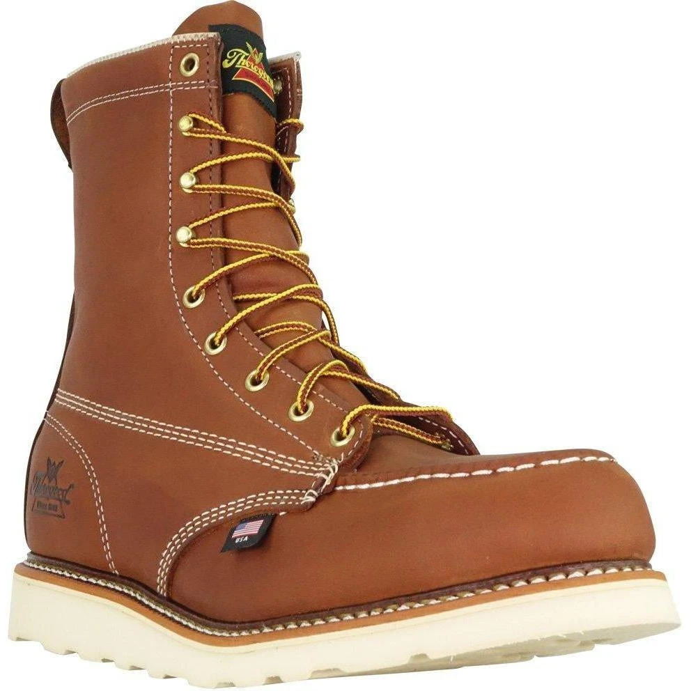 Thorogood Men's USA Made Amer. Heritage 8" Stl Toe Wedge Work Boot 804-4208 2 Thorogood Men's USA Made Amer. Heritage 8" Stl Toe Wedge Work Boot 804-4208 - Image 2