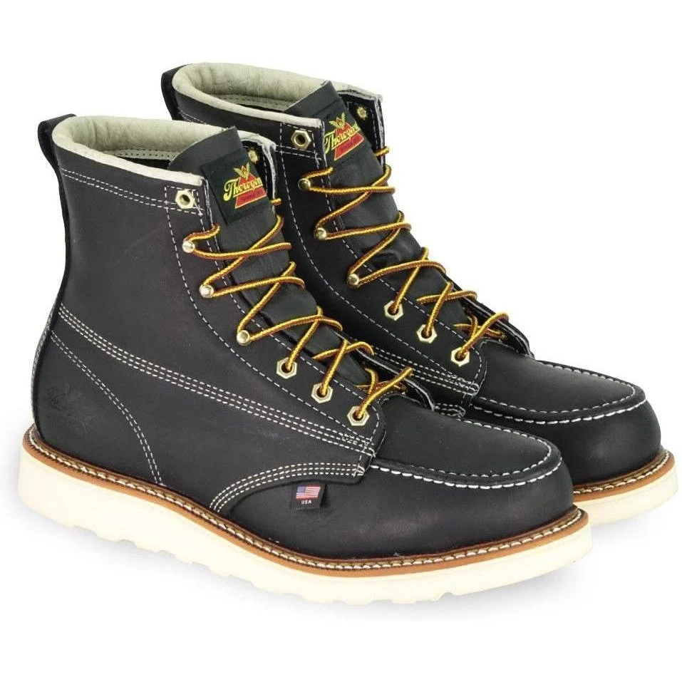 Thorogood Men's USA Made American Heritage 6" Wedge Work Boot - 814-6201 1 Thorogood Men's USA Made American Heritage 6" Wedge Work Boot - 814-6201